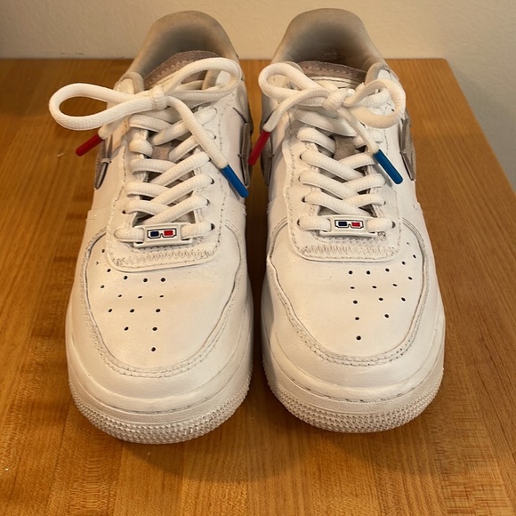 Nike Women Air Force 1 AF1 Jester 3D white mashup - Picture 2 of 11